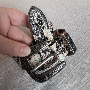 Urban Outfitters Ecote Metal-Tipped Boho Leather Belt, Small